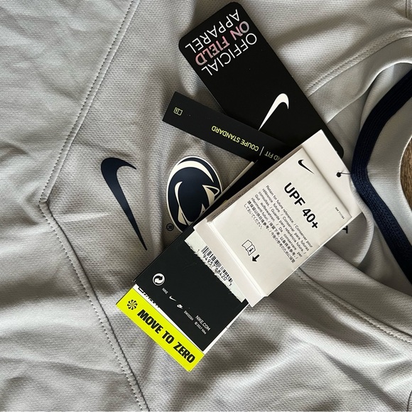 Nike Mens Penn State T shirt Size S Gray - Picture 5 of 7